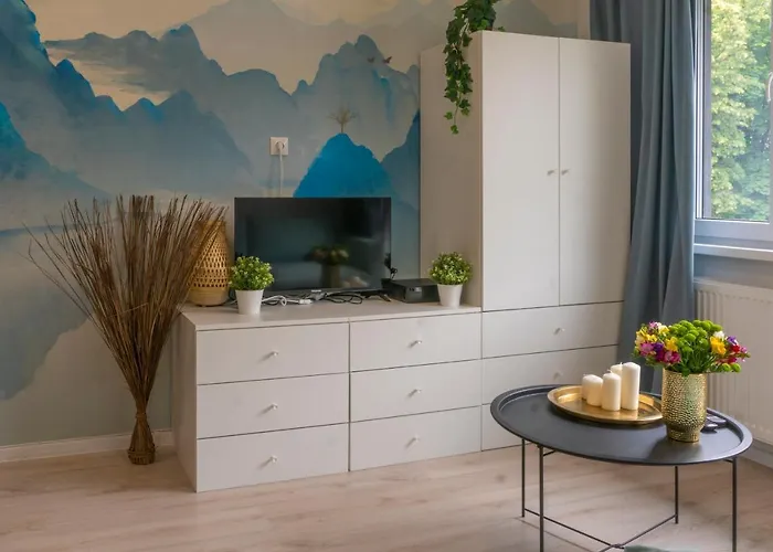 Apartament Batorego 18 - Blue - 450m Stacja Metra Pola Mokotowskie, 800m Biblioteka Narodowa, 20m Piękny Park Pola Mokotowskie, 800m Do Sgh - Wifi - Smart Tv - Good *